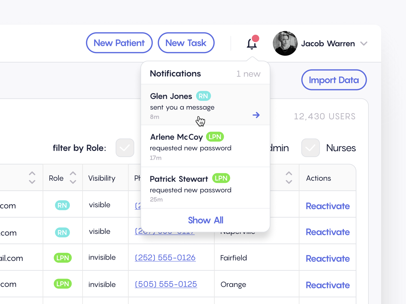Medical CRM for Hospitals, Clinics