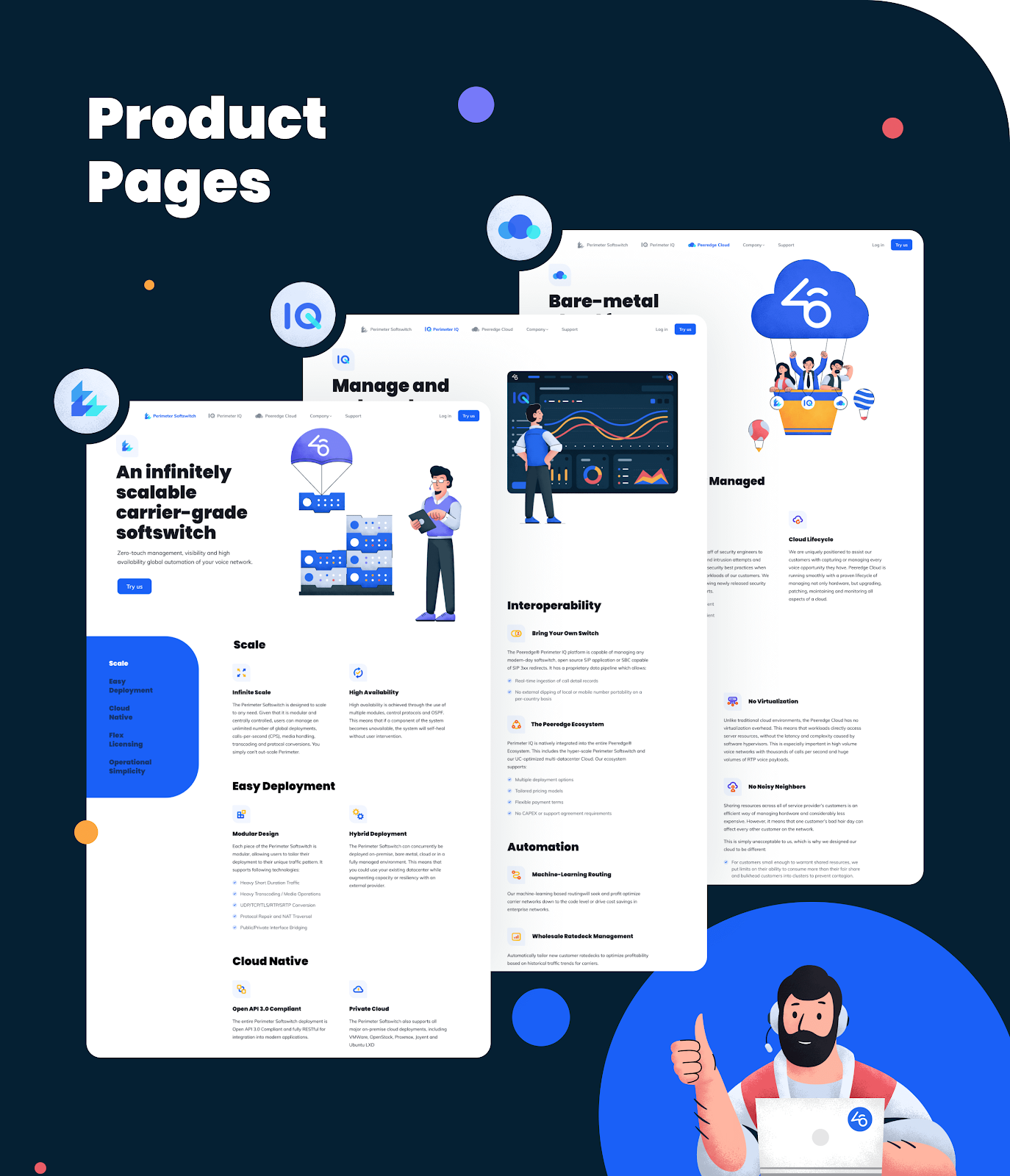 Product pages