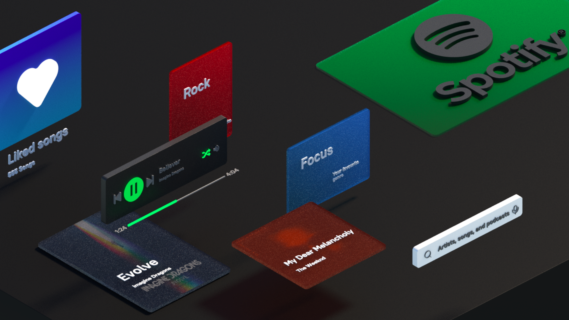 Финальная версия моего Spotify