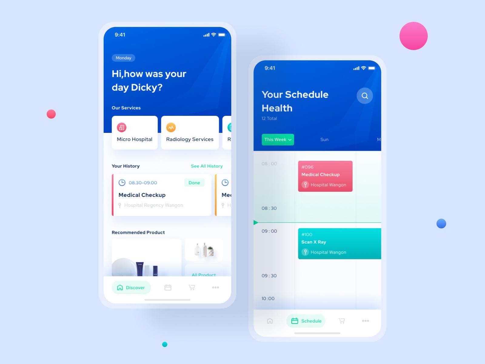 Redesign Concept — CoviderHealth App