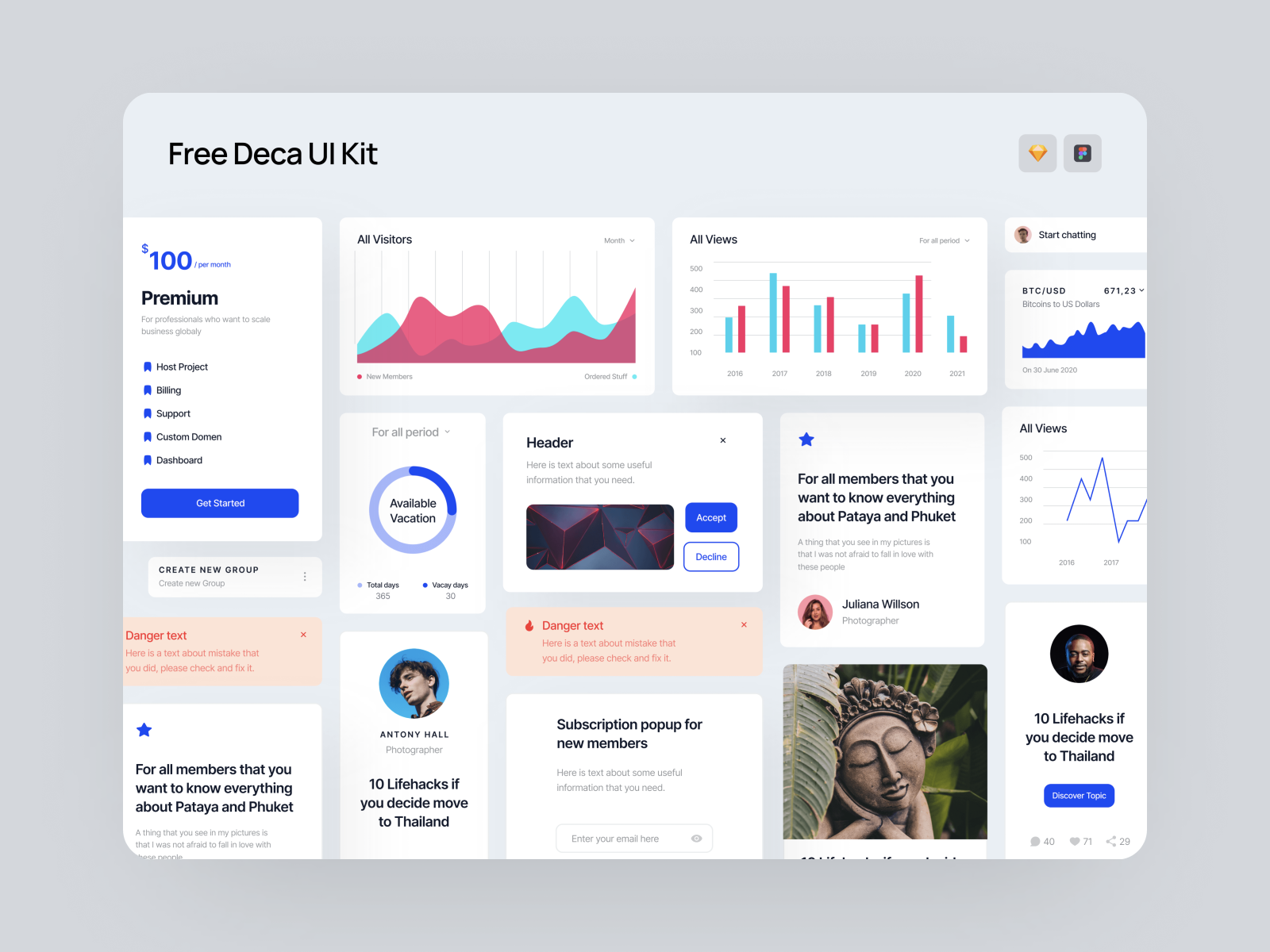FREE Deca UI Kit