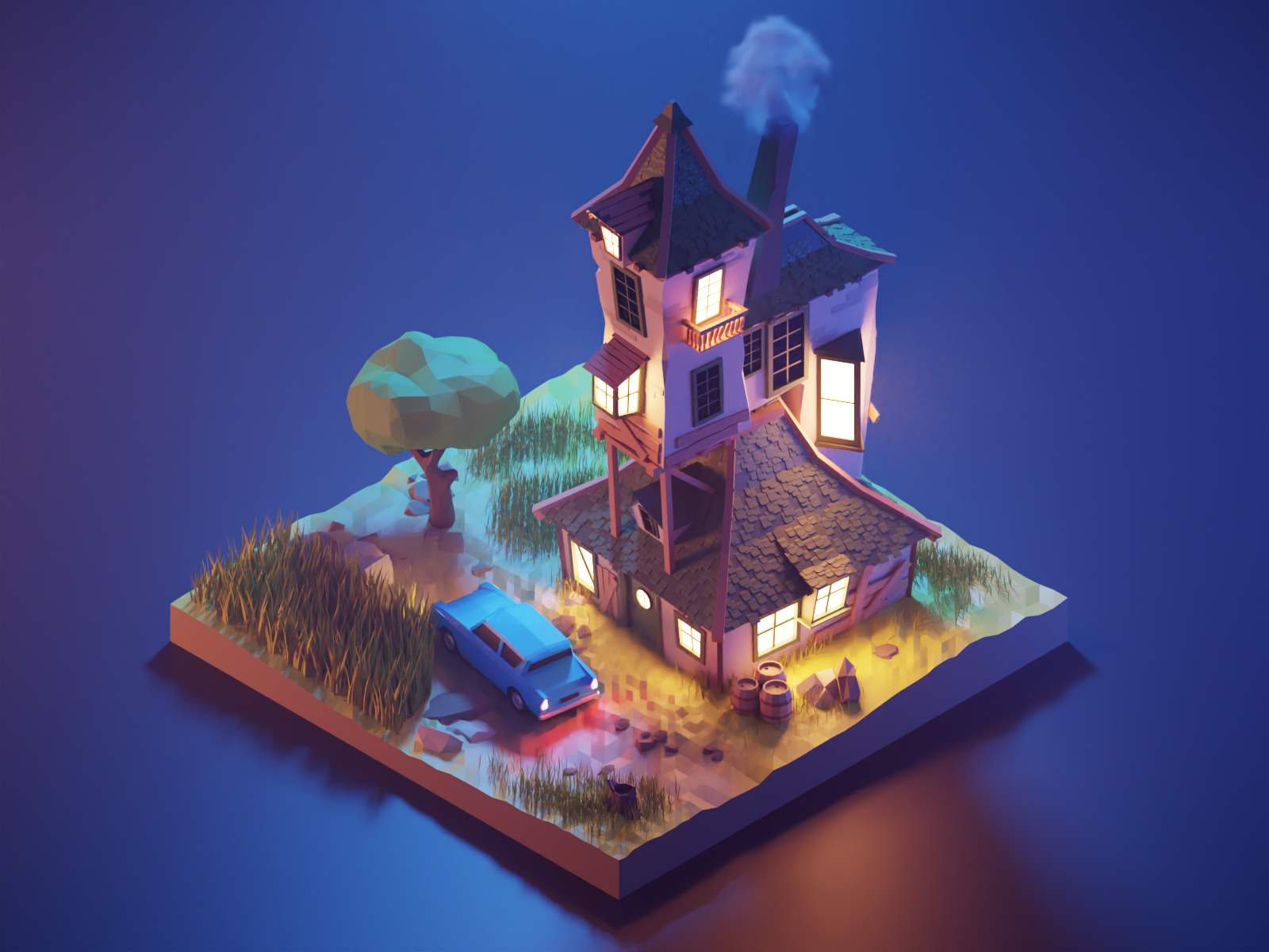 The Burrow in the Night