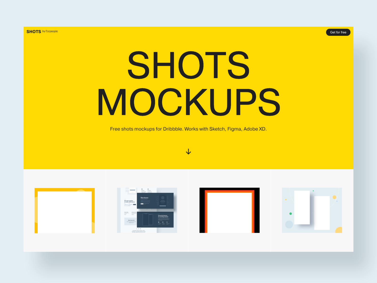 Shots mockup